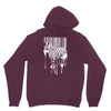 banksy street art zebra bar code Hoodie