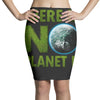 there is no planet  b earth day Pencil Skirts