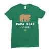papa bear Ladies Fitted T-Shirt