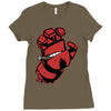 screaming doom Ladies Fitted T-Shirt
