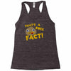 rock fact Racerback Tank