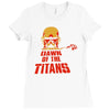 dawn of titan Ladies Fitted T-Shirt