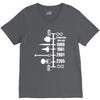 spaceship timeline funny  sci fi star retro wars trek joke cool V-Neck Tee