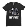 come play with my nuts Ladies Fitted T-Shirt