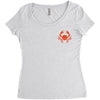 scorpion pocket Women's Triblend Scoop T-shirt