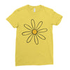 flower Ladies Fitted T-Shirt