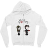 you stole my heart 3 Zipper Hoodie