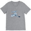 analog retirement V-Neck Tee