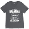 I&rsquo;m Called Grandma Because I&rsquo;m Way Too Cool To Be Called Grandma V-Neck Tee