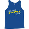 eat, sleep, pewpew, repeat Tank Top