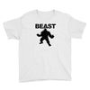 beast muscle guy workout Youth Tee