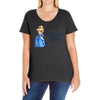 fashionably late Ladies Curvy T-Shirt