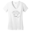 death skull Women's V-Neck T-Shirt