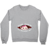 December  Peeking Out Asian Baby Girl Crewneck Sweatshirt