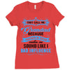 They Call Me Grandad Partner In Crime Funny Ladies Fitted T-Shirt