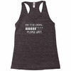 dad to be loading please wait new Racerback Tank