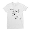 crepy crawly spiders Ladies Fitted T-Shirt