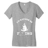 i'd rather be fishing Women's V-Neck T-Shirt