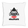 [granma name]proud grandma graduate 2018 Throw Pillow