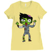zombie (2) Ladies Fitted T-Shirt