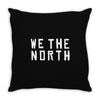 we the north toronto raptors sport nba playoffs drake kyle lowry Throw Pillow