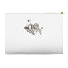 animal fishing tee graphic Accessory Pouches