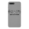 space are friends black iPhone 7 Plus Case