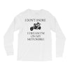motorbike i don't snore biker's biker Long Sleeve Shirts