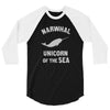 narwhals 3/4 Sleeve Shirt