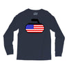 usa curling Long Sleeve Shirts