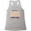 This Is What a Cancer Survivor Looks Like Racerback Tank