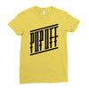 pop off street Ladies Fitted T-Shirt
