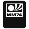 wm 74retro deutschland Mousepad