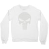 the punisher skull head Crewneck Sweatshirt