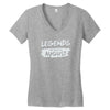 legends are born in august Women's V-Neck T-Shirt