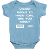 hacking time Baby Onesie