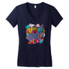 things might get weird Women's V-Neck T-Shirt