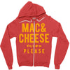 mac and cheese please Zipper Hoodie