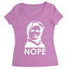 nope Women's Triblend Scoop T-shirt