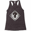 simple art logo Racerback Tank