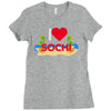 i love sochi Ladies Fitted T-Shirt