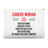 Cancer Woman Accessory Pouches