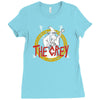the grey Ladies Fitted T-Shirt