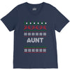 ugly christmas aunt V-Neck Tee