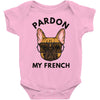 pardon my french Baby Bodysuit