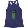dill with it black logo Racerback Tank