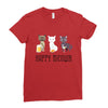 happy meowr Ladies Fitted T-Shirt