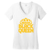 black queen Women's V-Neck T-Shirt
