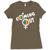 coming out Ladies Fitted T-Shirt