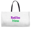 mardi gras princess Weekender Totes